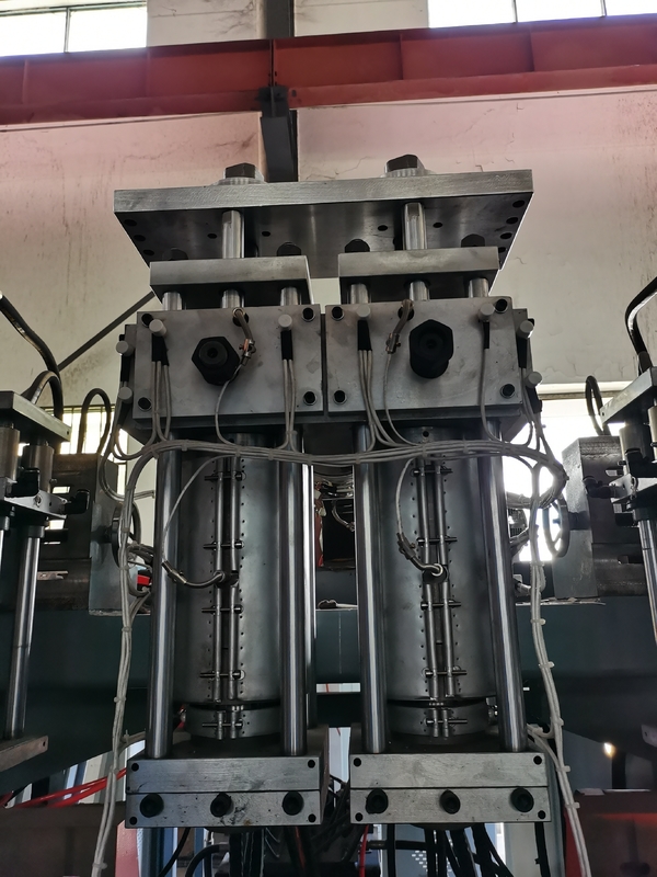 2 Head Continuous Extrusion Blow Molding 2 Layer 2l Double Station